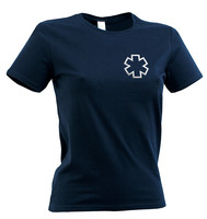 TEE SHIRT AMBULANCES FEMME BLRU MARINE